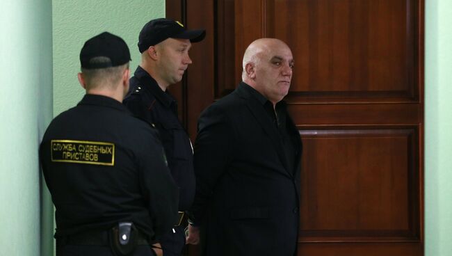 Бизнесмен Арам Петросян в Московском окружном военном суде. 7 сентября 2017