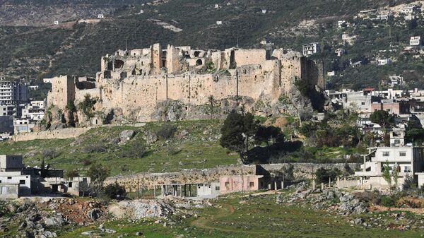 Крепость в городе Масьяф в сирийской провинции Хама. Архивное фото