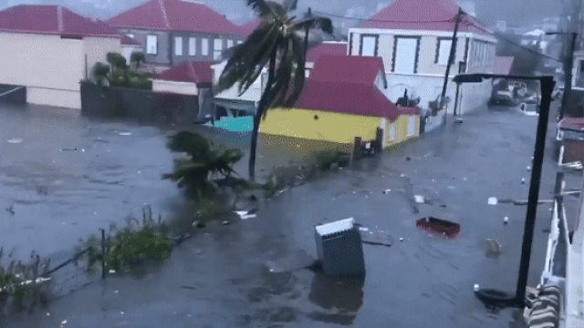 Ураган Ирма на островах Карибского бассейна