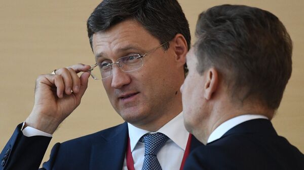 Министр энергетики РФ Александр Новак и глава Газпрома Алексей Миллер