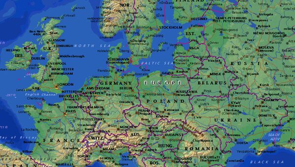 Карта Европы