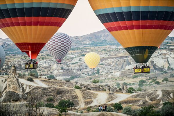 Воздушные шары на Каппадокией, Турция