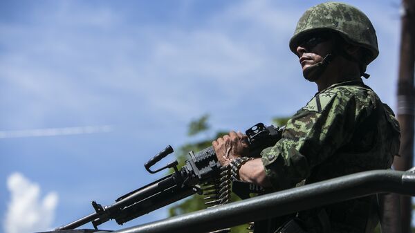 Военнослужащий в Мексике
