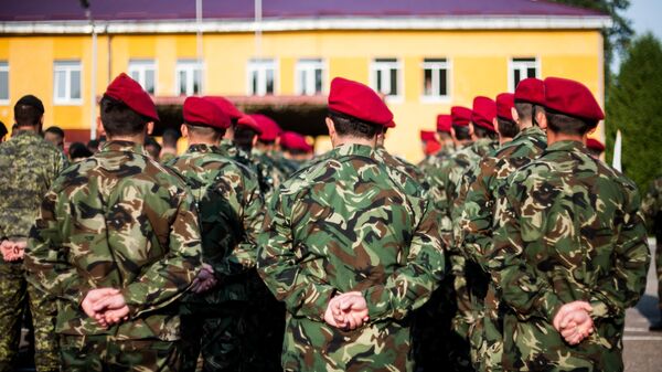 Молдавские военные принимают участия в совместных учениях