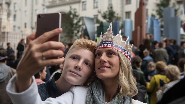 Во время празднования Дня города в Москве. 9 сентября 2017