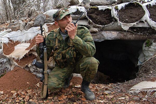 Наблюдательный пост миротворческих сил в Южной Осетии