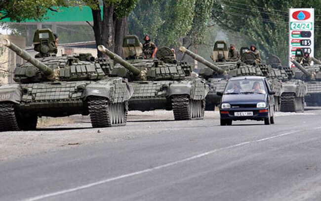 Войска в Гори, Грузия