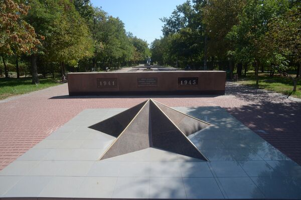 Мемориал героям, погибшим во время Великой Отечественной войны 1941-1945 годов в украинском городе Очаков