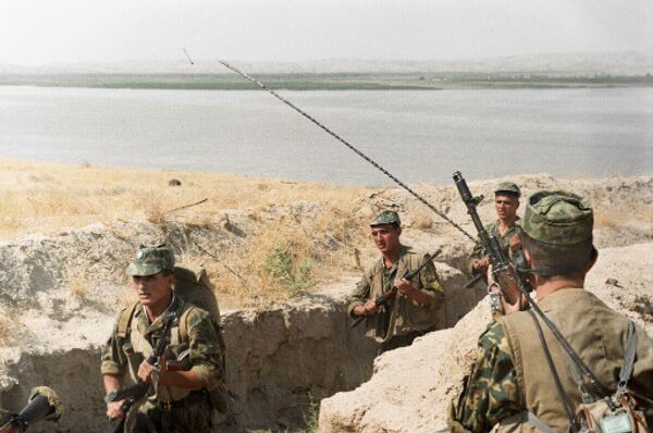 Военнослужащие в Таджикистане. Архив