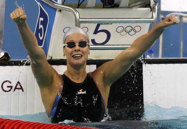 Итальянская пловчиха Федерика Пеллегрини установила новый мировой рекорд на дистанции 200 метров вольным стилем