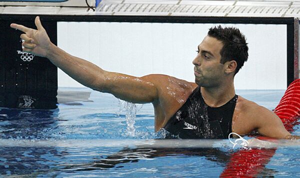 Сербский пловец Милорад Чавич  на Олимпийских Играх
