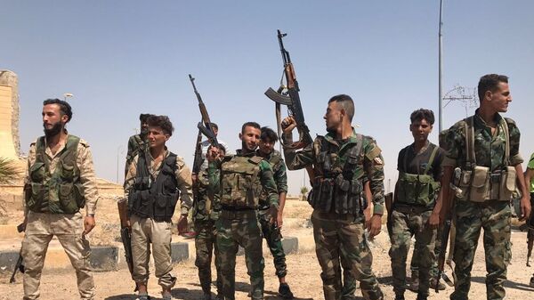 Сирийская армия на юге Дейр-эз-Зора