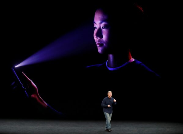 Старший вице-президент по международному маркетингу Apple Филипп Шиллер на презентации новых продуктов в штаб-квартире Apple в Купертино