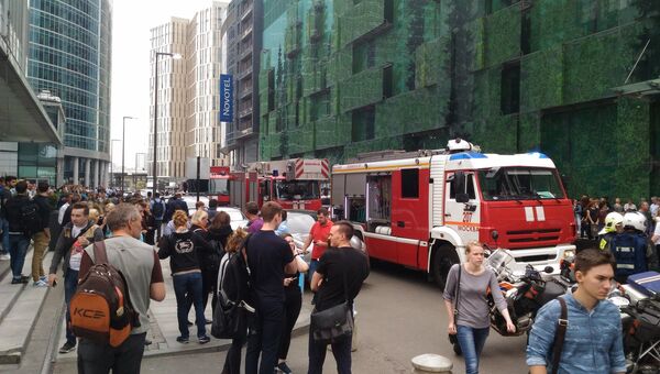 Эвакуация в Москве Архивное фото