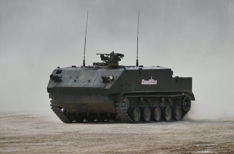 Бронетранспортер БТР-МДМ Ракушка во время демонстрационного показа в рамках международного военно-технического форума Армия-2017 