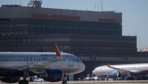 Терминал F аэропорта Шереметьево в Москве