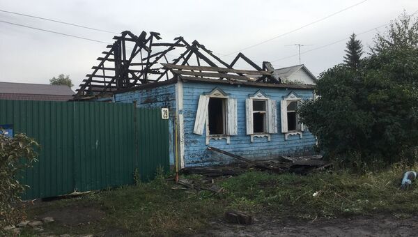 Пожар в Омске, унесший жизни 3-х человек. 14 сентября 2017