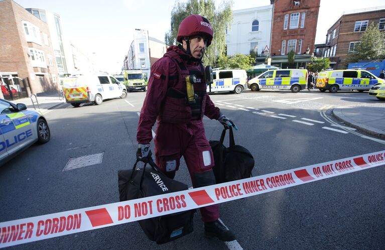 Ситуация у станции метро Parsons Green в Лондоне. 15 сентября 2017