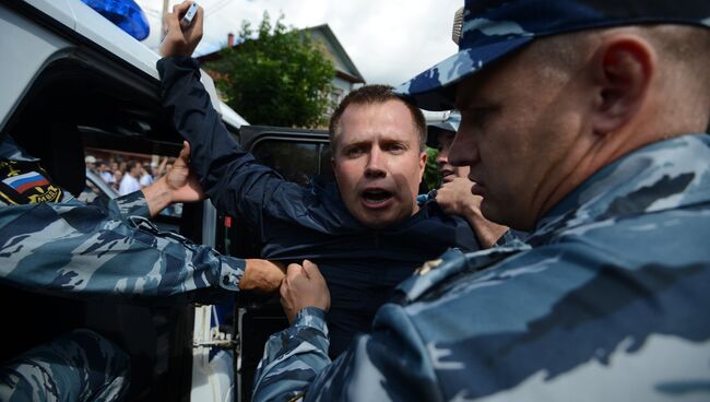 Глава московского штаба Алексея Навального Николай Ляскин. Архивное фото