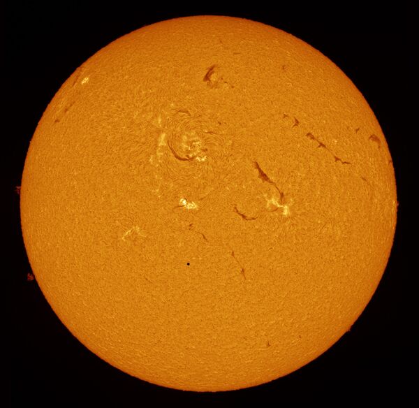 Снимок фотографа Александры Харт из Великобритании Mercury Rising, победивший в категории Наше солнце в фотоконкурсе Insight Astronomy Photographer of the Year 2017