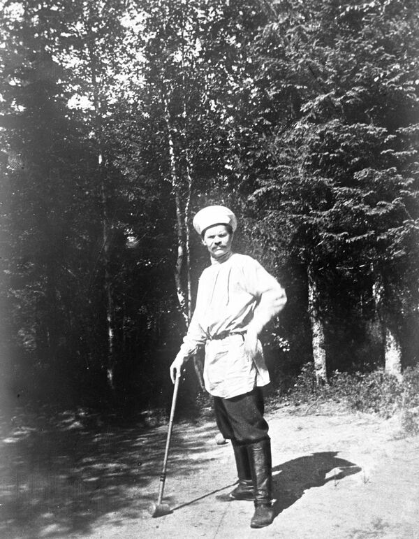 Максим Горький в Финляндии. 1904 - 1905 годы.