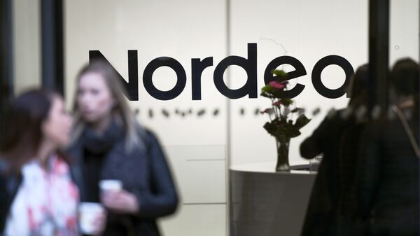 Логотип банка Nordea. Архивное фото