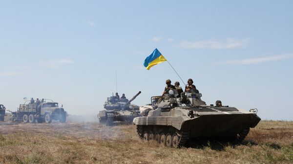 Военнослужащие ВСУ на востоке Украины. Архивное фото