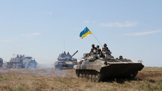 Военнослужащие ВСУ на востоке Украины. Архивное фото