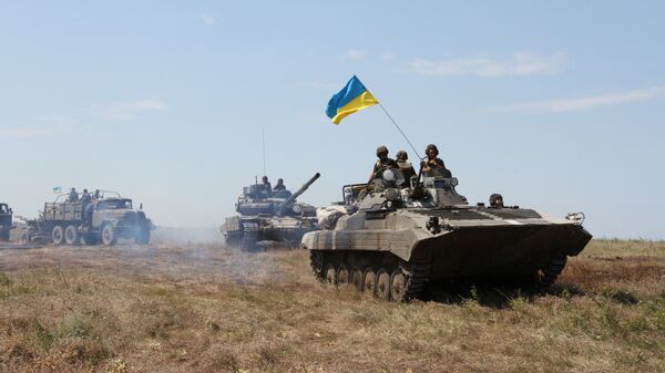 Танки ВСУ на востоке Украины. Архивное фото