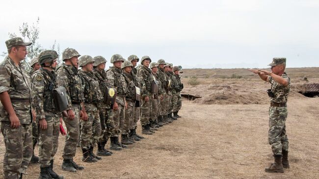 Учения артиллерийских подразделений ВС ПМР совместно с мотострелковым подразделением ОГРВ 