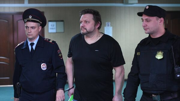 Экс-губернатор Кировской области Никита Белых, обвиняемый во взяточничестве, в Пресненском суде Москвы. 20 сентября 2017
