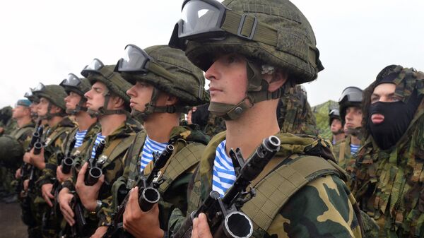 Военнослужащие во время совместных стратегических учений вооруженных сил Республики Белоруссия и Российской Федерации Запад-2017. 20 сентября 2017