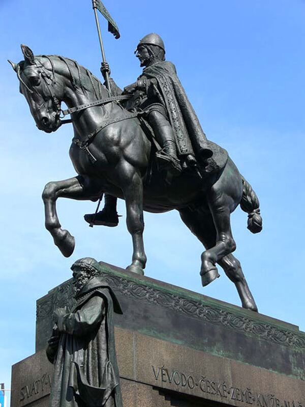 Прага, памятник Св. Вацлаву
