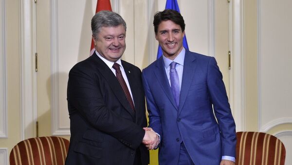 Встреча президента Украины Петра Порошенко и премьер-министра Канады Джастина Трюдо, Канада. 22 сентября 2017