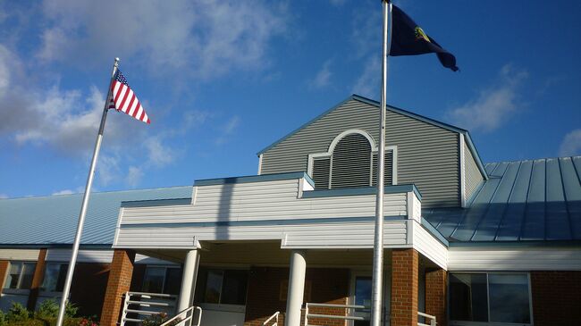 A Georgia Elementary & Middle School в штате Вермонт, США