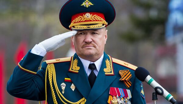 Командующий 68-м армейским корпусом генерал-майор Валерий Асапов. Архивное фото