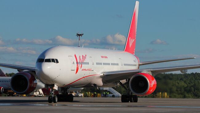 Самолет Boeing 777-200 авиакомпании ВИМ-Авиа. Архивное фото