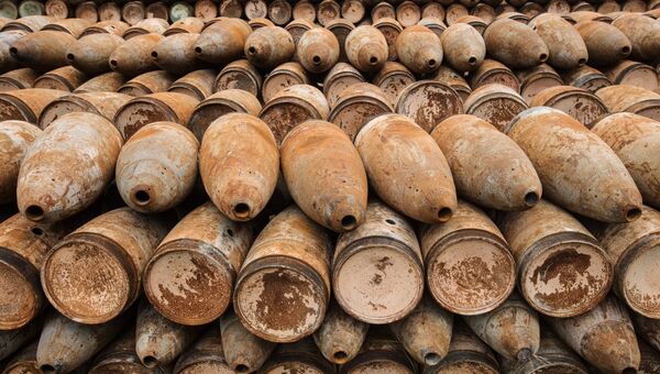 Площадка открытого хранения обожженных боеприпасов с отравляющими веществами на объекте Кизнер в Удмуртии