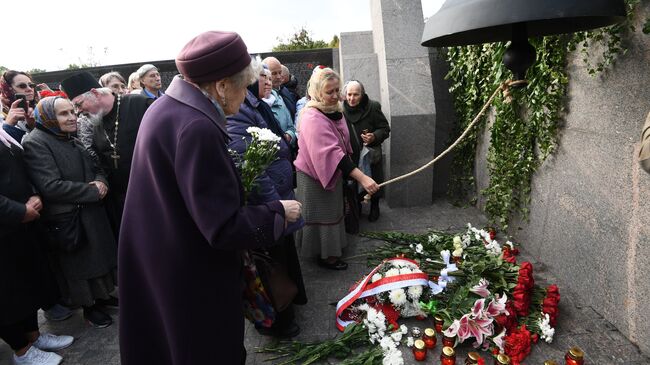 Открытие мемориала Сад памяти на Бутовском полигоне