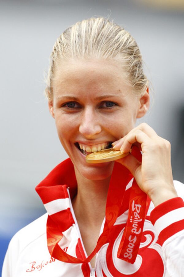 Елена Дементьева стала обладательницей золотой медали Олимпийских игр