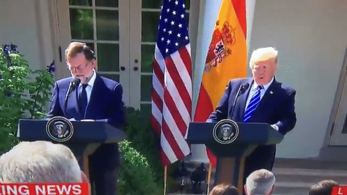 Трамп назвал премьера Испании президентом