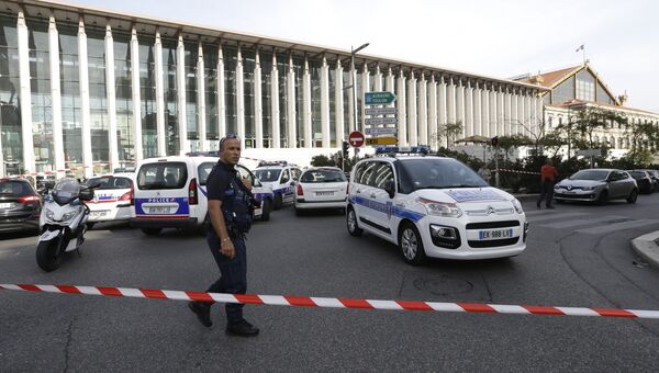 Полиция на вокзале Сен-Шарль в Марселе. 1 октября 2017