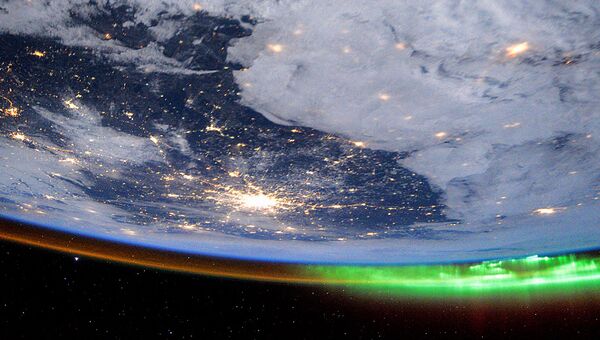 Фотография города Москва из космоса