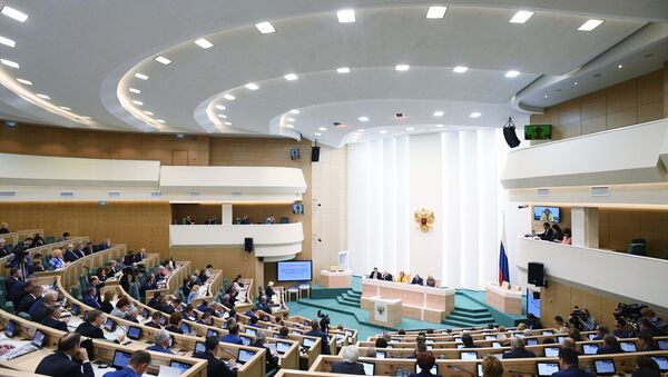 Парламентские слушания в Совете Федерации. Архивное фото