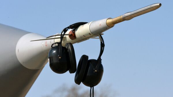 Приемник воздушного давления (ПВД) сверхзвукового всепогодного истребителя-перехватчика дальнего радиуса действия МиГ-31. Архивное фото
