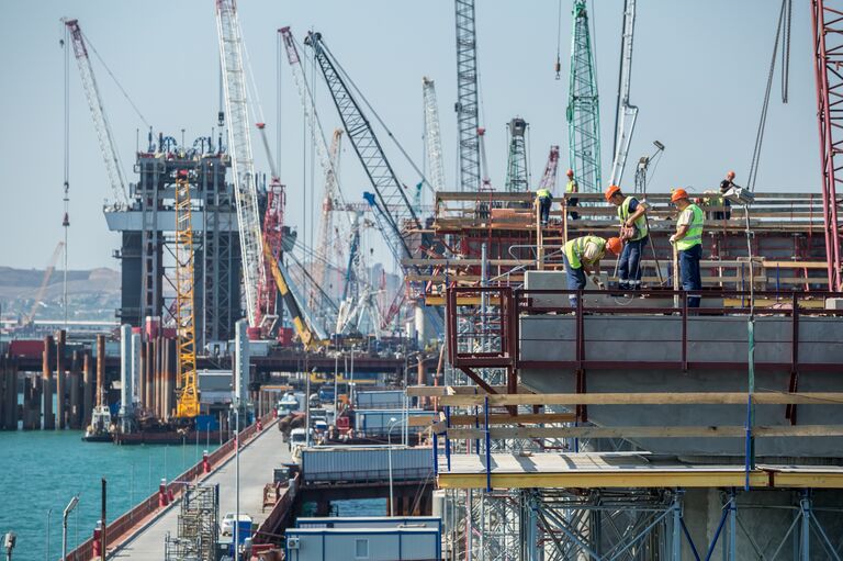 Строительство Крымского моста