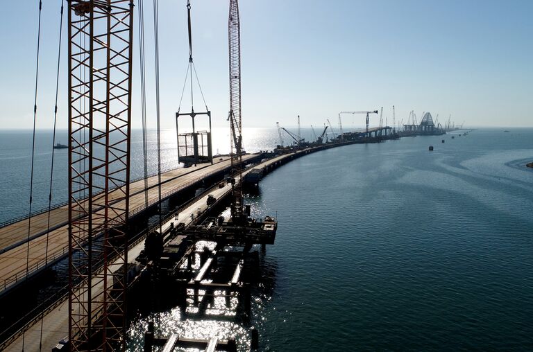 Строительство Крымского моста