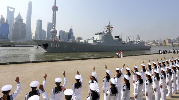 Корабль ВМФ Китая в Шанхае. Архивное фото