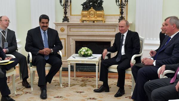 Встреча президента РФ Владимира Путина с президентом Венесуэлы Никалосом Мадуро. Архивное фото