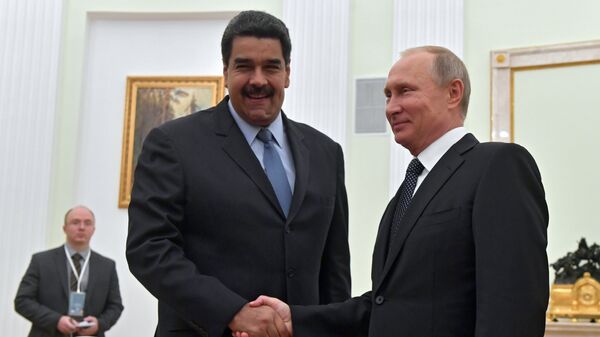 Встреча президента РФ Владимира Путина с президентом Венесуэлы Никалосом Мадуро. 4 октября 2017